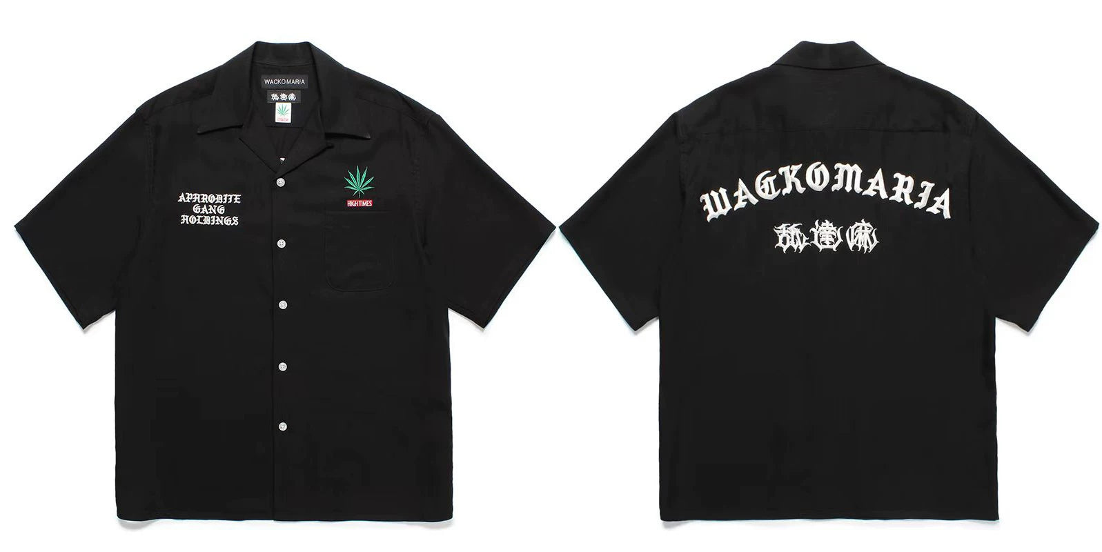 WACKO MARIA Japanese Style Casual Graphic Shirt