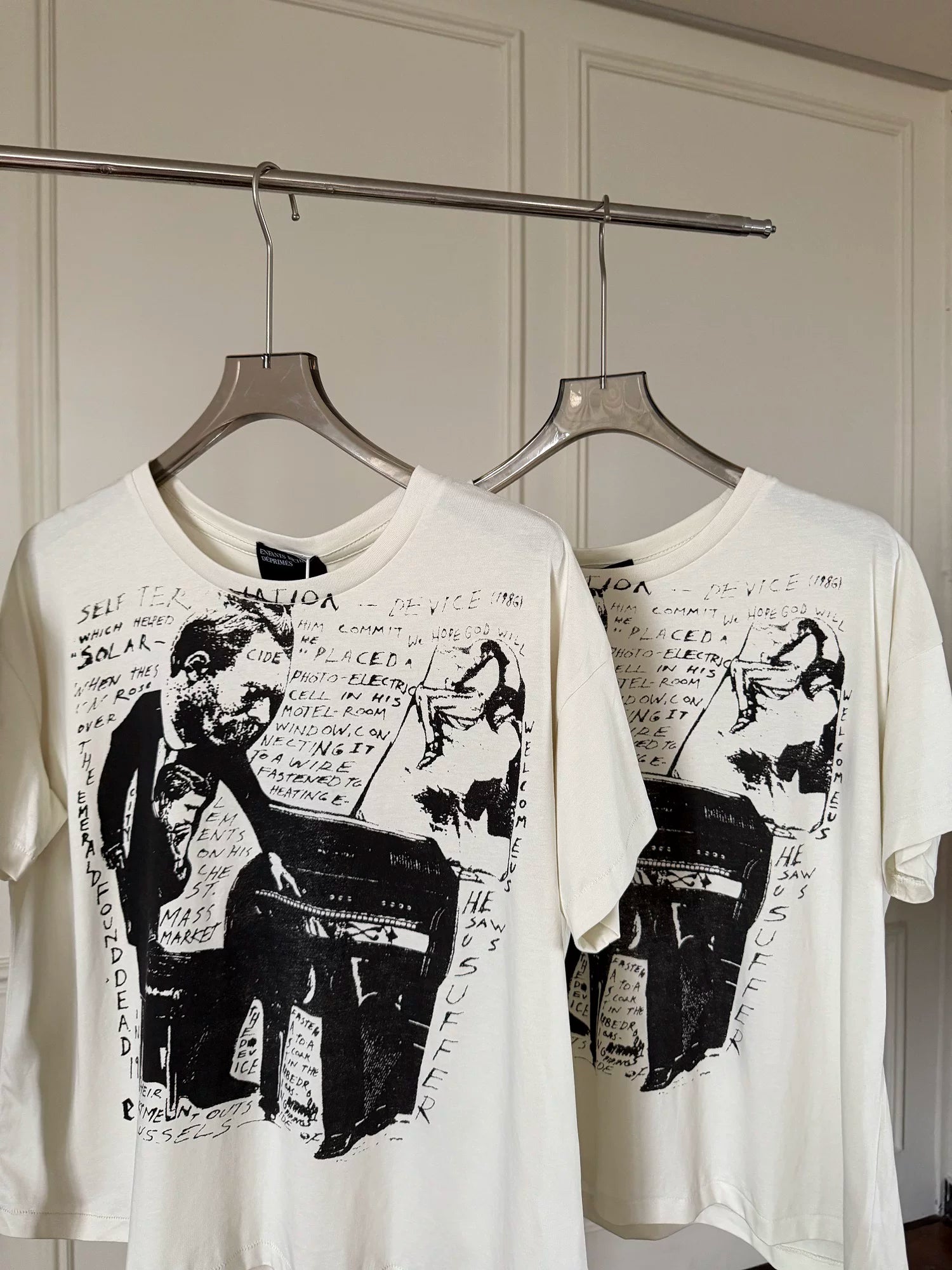 ERD melancholy rich second-generation Cleanfit Boxy White Portrait Tee