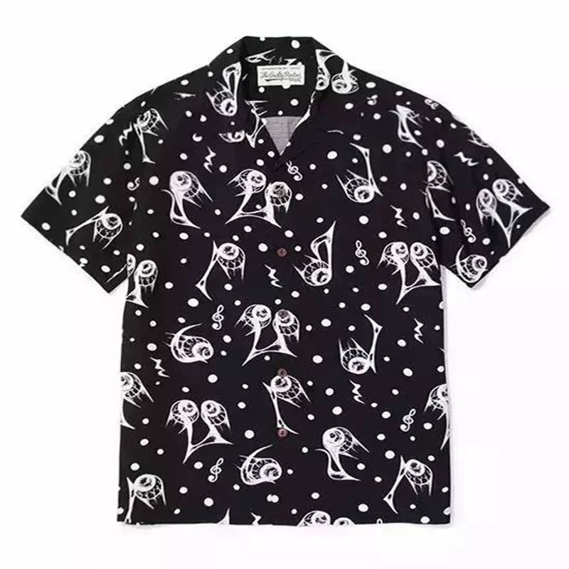 WACKO MARIA 18SS Reaper Eyes Hawaiian Shirt