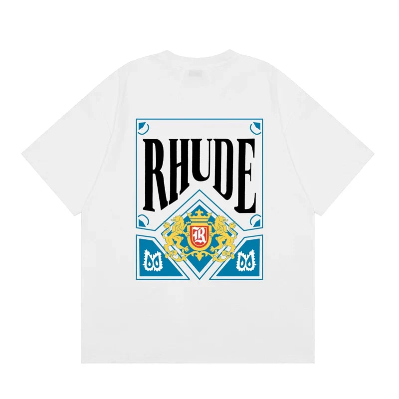 RHUDE High Street Oversized Graphic Pure Cotton T-Shirt