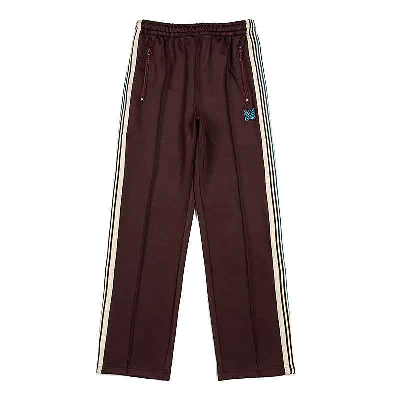 Needles Style Vintage Japanese Streetwear Straight Trousers