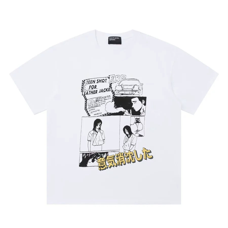 Enfants Riches Oversized Multi Graphic Short Sleeve Tee