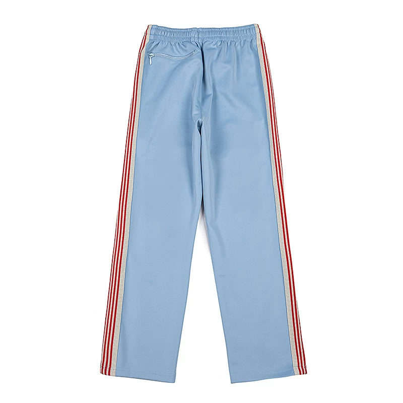 Needles Style Vintage Japanese Streetwear Straight Trousers