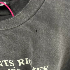 ERD Classic Logo Distressed Washed Grey Tee
