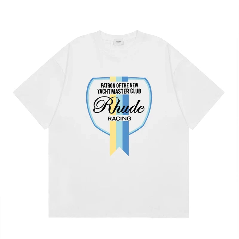 RHUDE High Street Oversized Graphic Pure Cotton T-Shirt