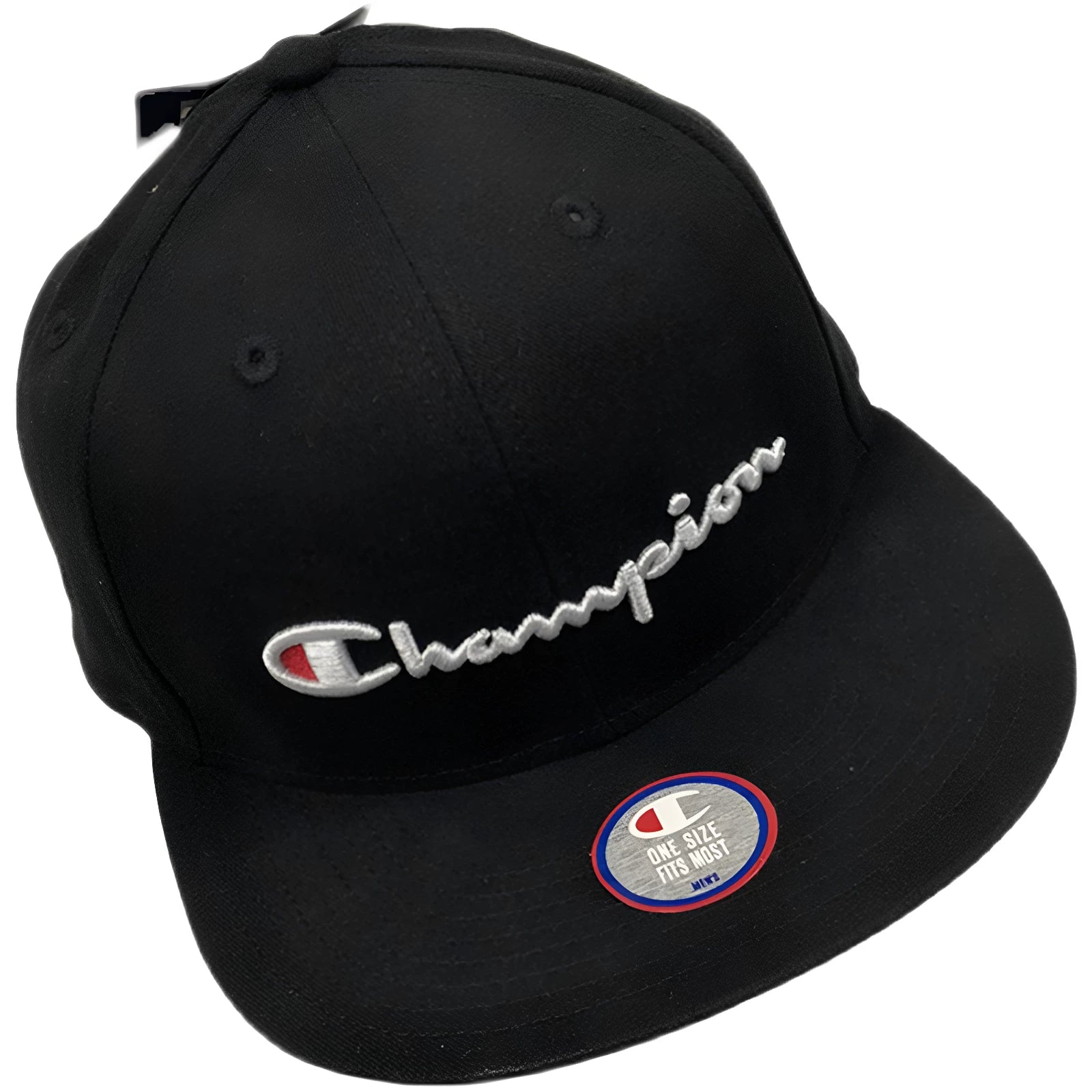 Champion Style Script Letter Embroidered Curved Baseball Cap