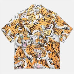 WACKO MARIA  Japanese Dragon Tiger Casual Shirt