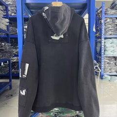 Enfants Riches  High Street Gothic Portrait Graphic Black Hoodie