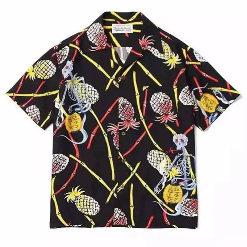 WACKO MARIA 18SS Reaper Eyes Hawaiian Shirt