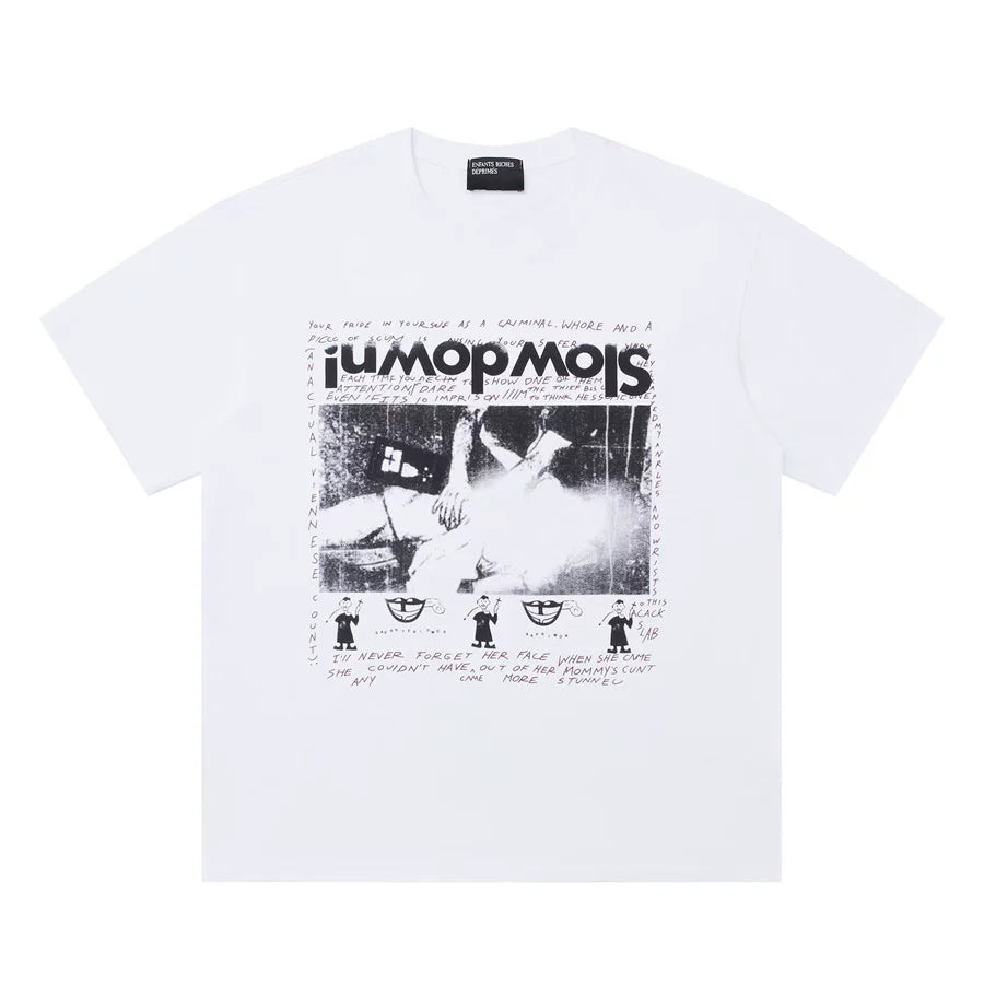 ERD Vintage Oversized Cartoon Graphic Tee Shirt
