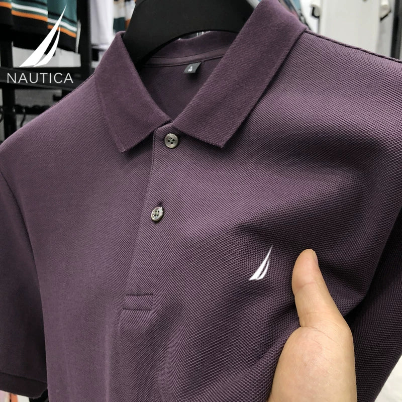 Nautica Style 300g Heavyweight Cotton Polo Shirt