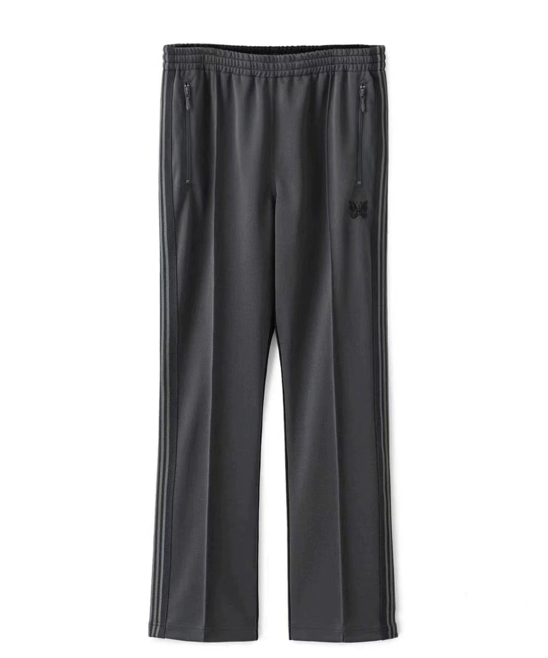 Needles Style Vintage Butterfly Embroidery Striped Track Pants