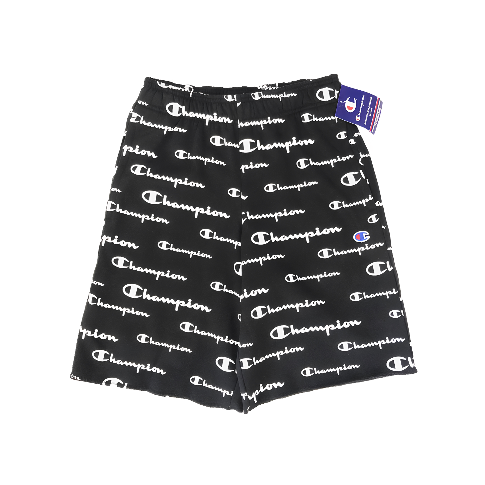 Champion Style Script Logo All Over Print Shorts