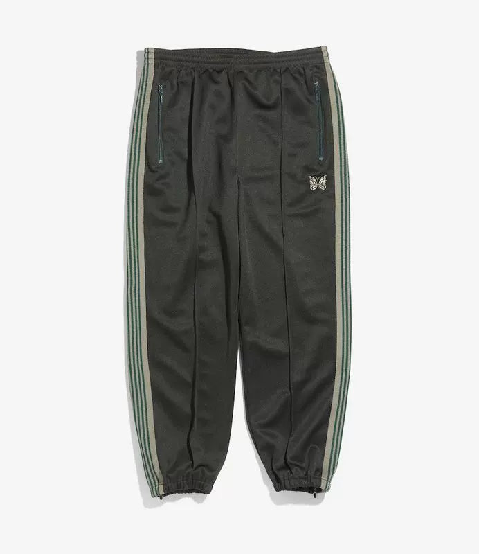 Needles Style Zipper Split Cuff Striped Track Pants