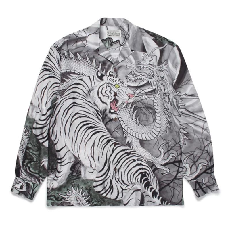 WACKO MARIA Tim Lehi Dragon Skull Long Shirt