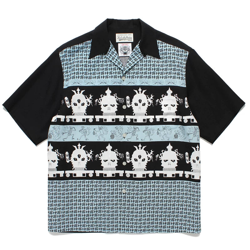 WACKO MARIA Palm Tree Sailing Boat Hawaiian Shirt