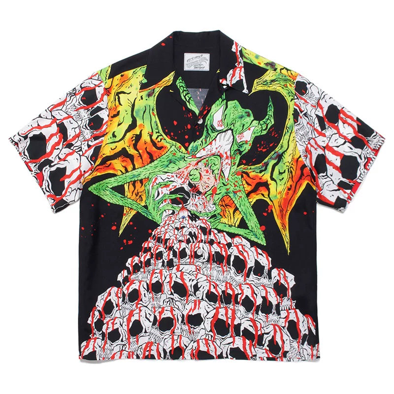 WACKOMARIA 7th Neckface Graffiti Hawaiian Shirt