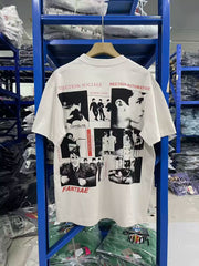 ERD Inspired Retro Rock Band Graphic Cotton Tee