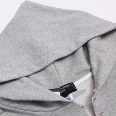 ERD melancholic Vintage Grey Safety Pin Hoodie