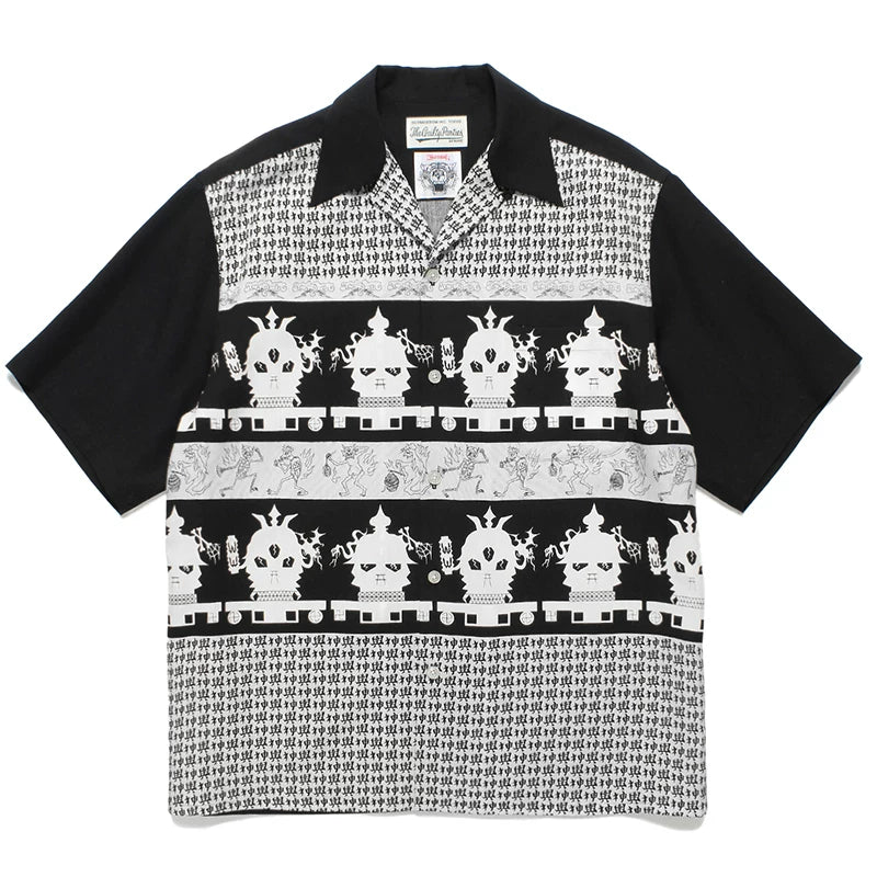 WACKO MARIA Palm Tree Sailing Boat Hawaiian Shirt