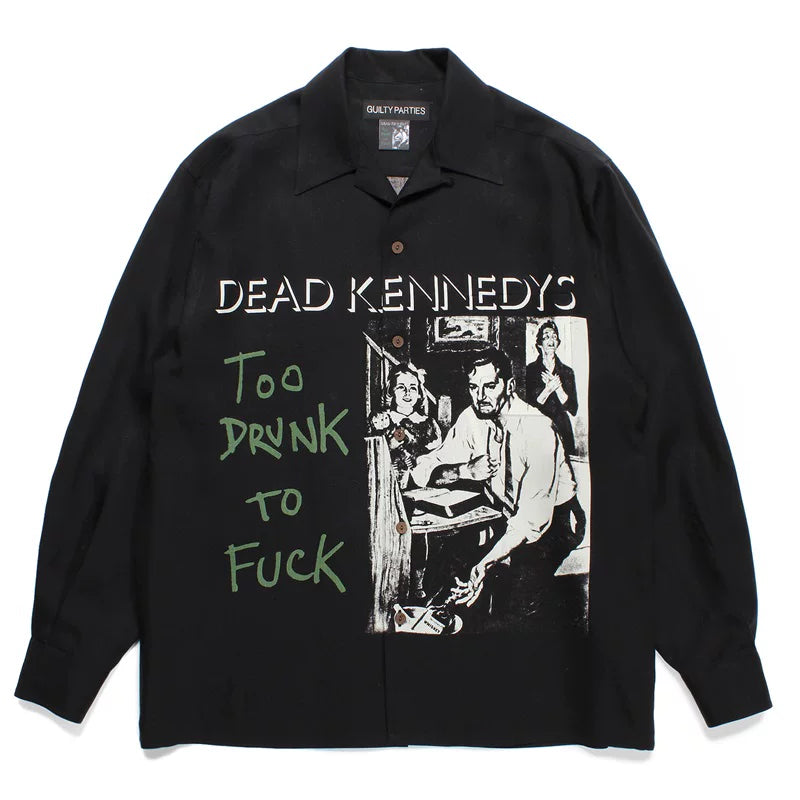 WACKO MARIA World Peace Long Sleeve Rayon Shirt