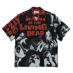 WACKO MARIA Basquiat Graphic Cuban Collar Shirt