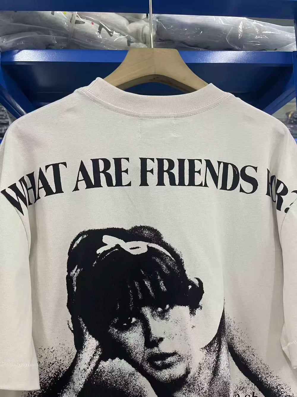 ERD's melancholicCement White Portrait Printed T-Shirt