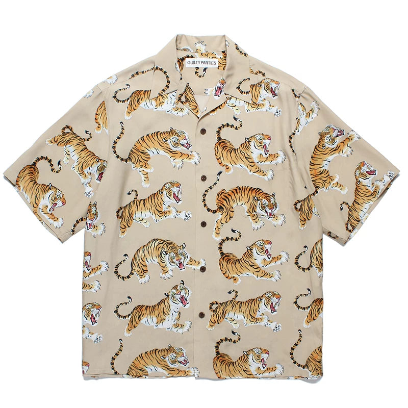 WACKO MARIA Palm Tree Sailing Boat Hawaiian Shirt