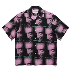 WACKO MARIA Basquiat Graphic Cuban Collar Shirt