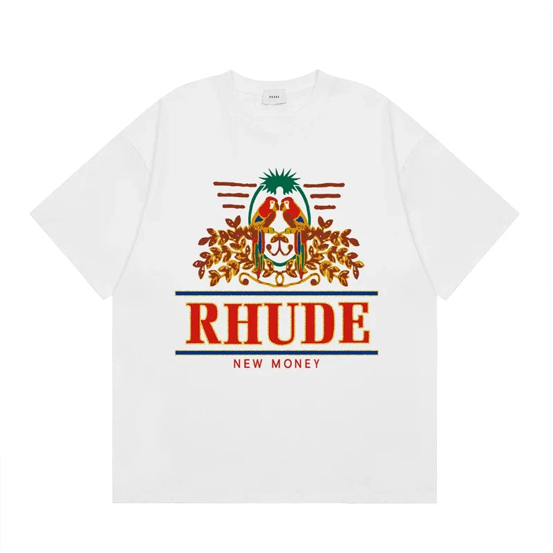 RHUDE High Street Oversized Graphic Pure Cotton T-Shirt