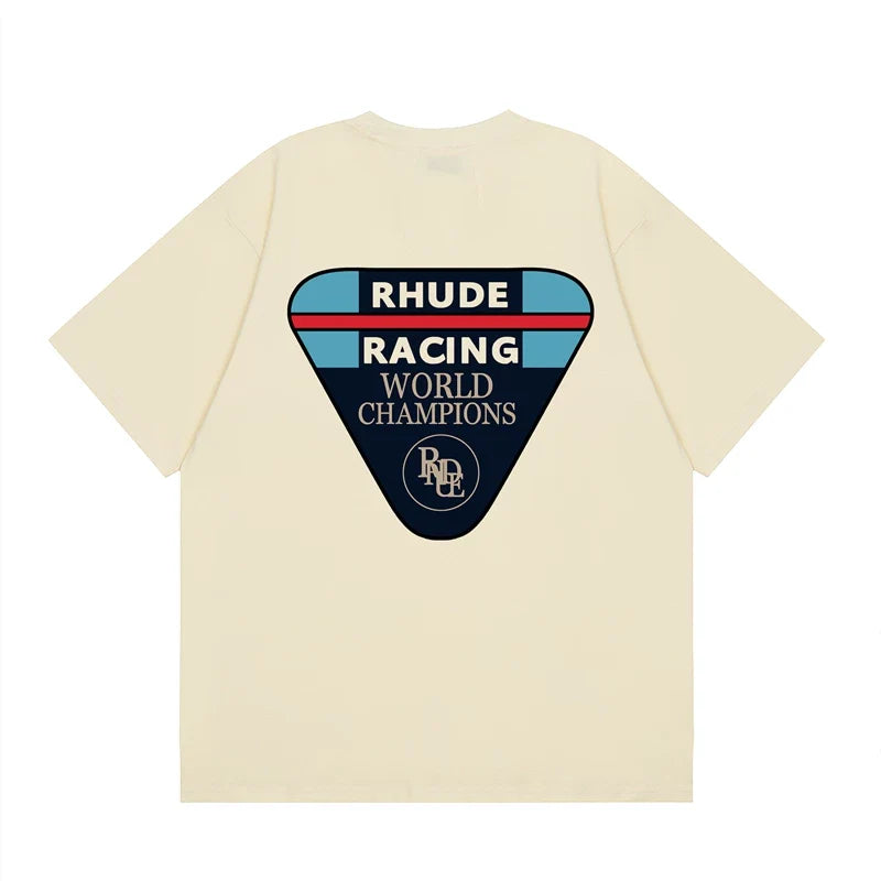 RHUDE High Street Oversized Graphic Pure Cotton T-Shirt