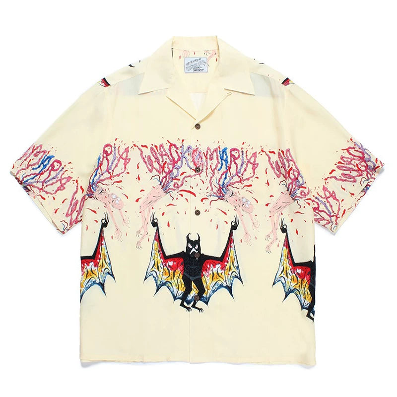 WACKO MARIA × DJ HARVEY HAWAIIAN shirt
