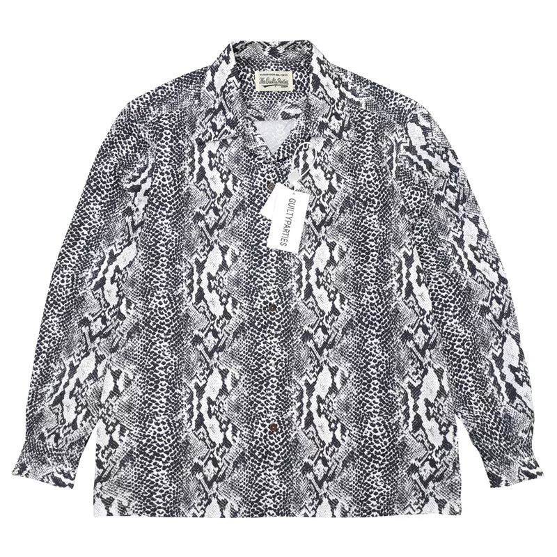 WACKO MARIA Tim Lehi Dragon Skull Long Shirt