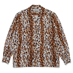 WACKO MARIA Check Open Collar Long Sleeve Shirt