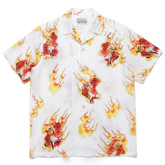 WACKO MARIA  Japanese Dragon Tiger Casual Shirt