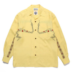 WACKO MARIA World Peace Long Sleeve Rayon Shirt