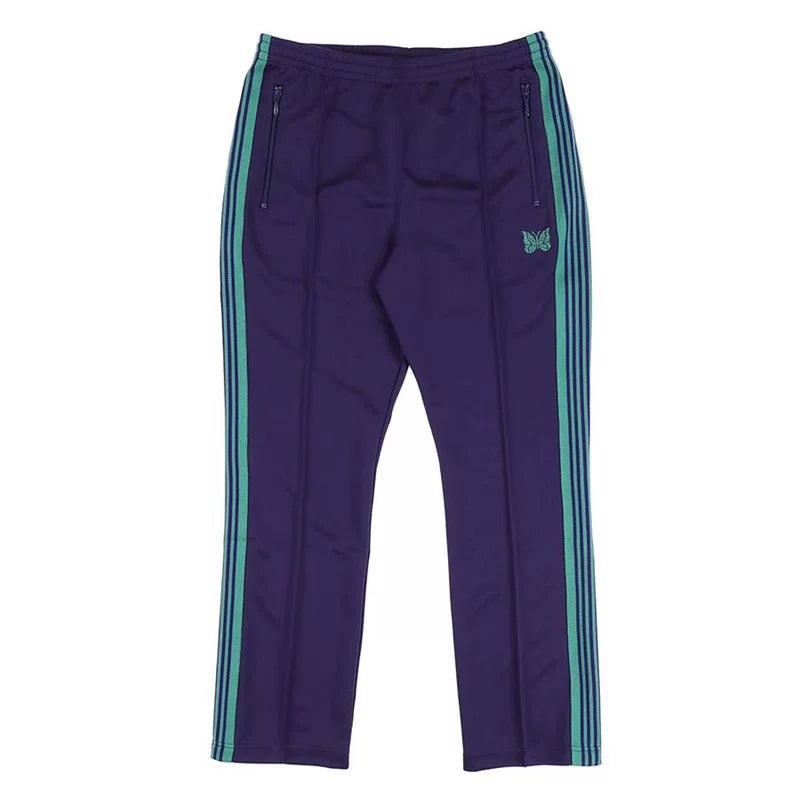 Needles Retro Side Stripe Butterfly Embroidery Casual Track Pants