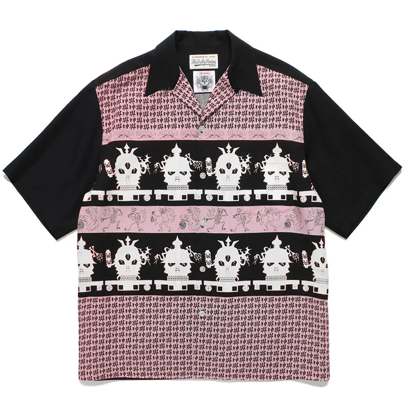 WACKO MARIA Palm Tree Sailing Boat Hawaiian Shirt