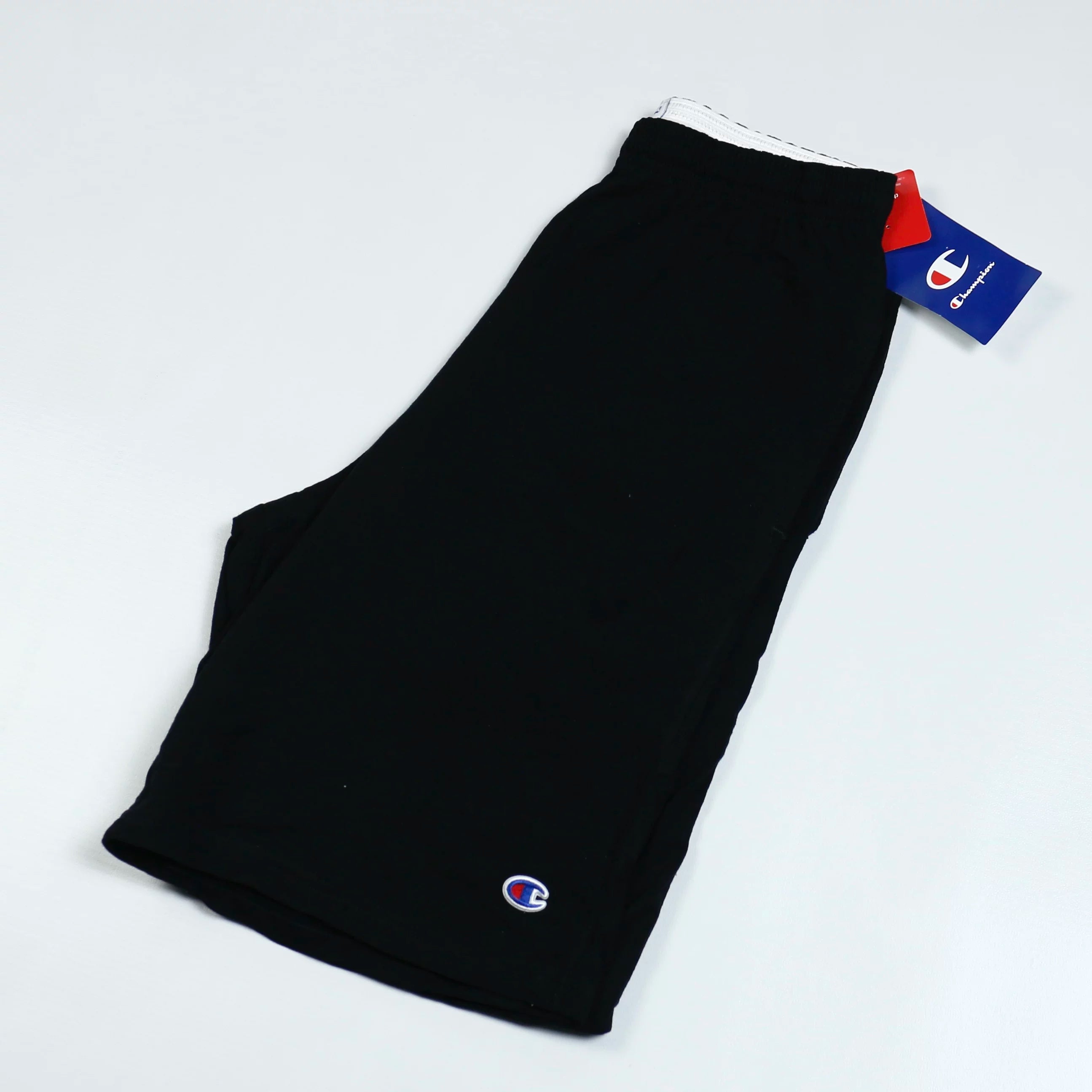 Champion Style Embroidered Cotton Mesh Relaxed Athletic Shorts