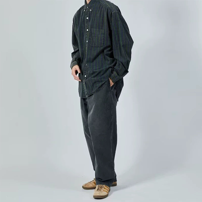Nautica Japanese Wash Loose Straight Cargo Pants