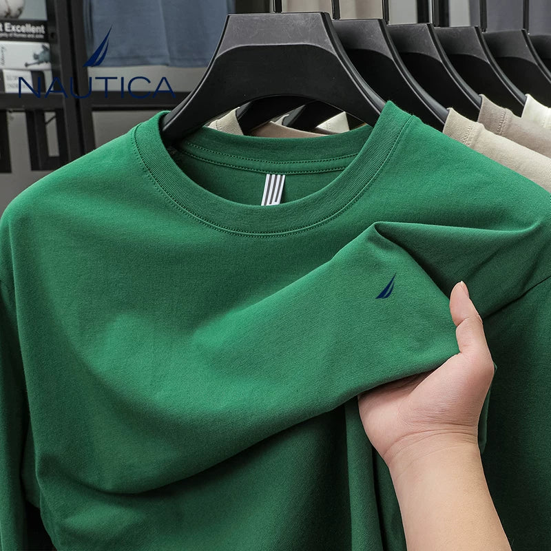 Nautica Style Heavyweight Cotton Long Sleeve Shirt