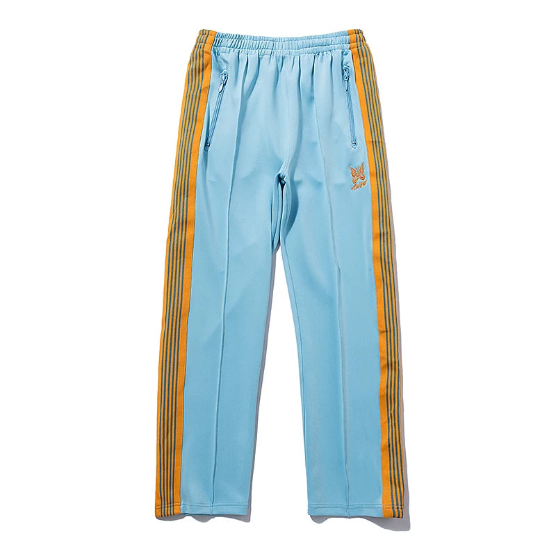Needles Casual Solid Color Retro Ribbon Sports Pants