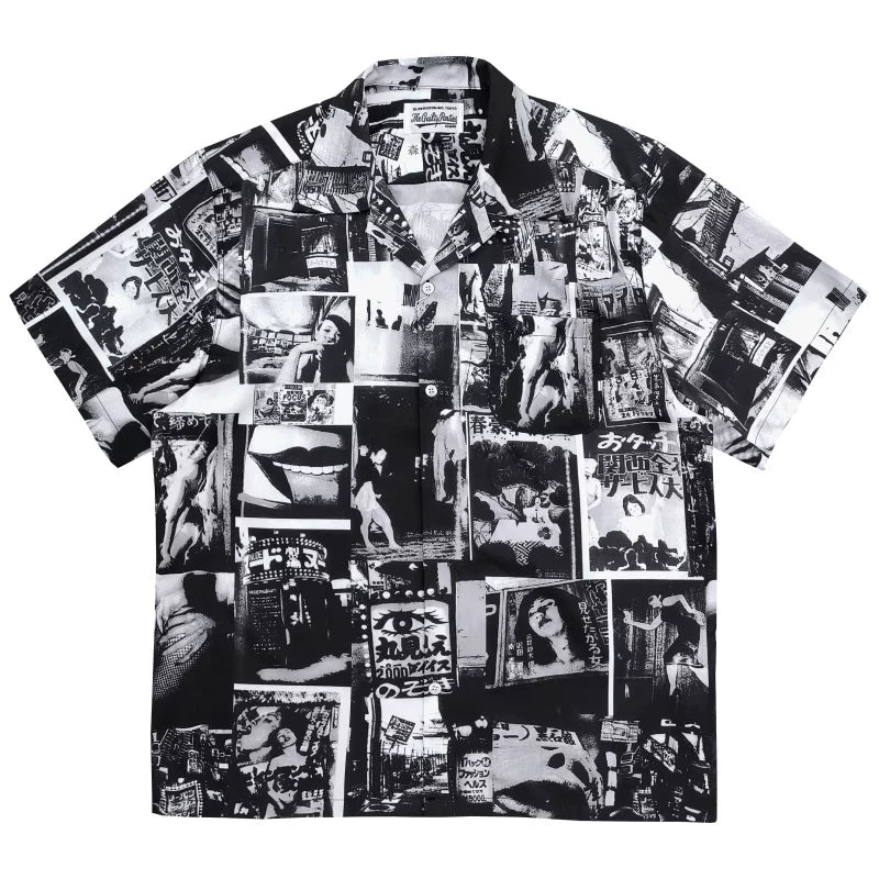 WACKO MARIA x Moriyama Avenue Photo Graphic Camp Shirt