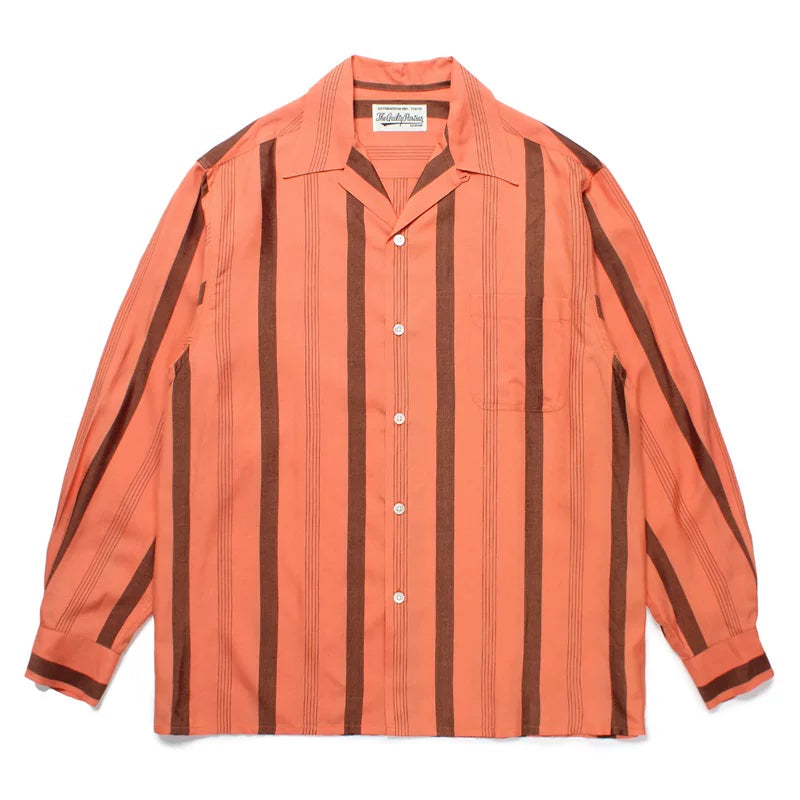 WACKO MARIA DJ Harvey Leopard Palm Tree Long Sleeve Shirt