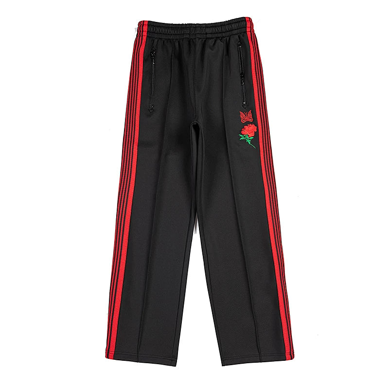 Needles Japanese Style Butterfly Embroidery Casual Pants