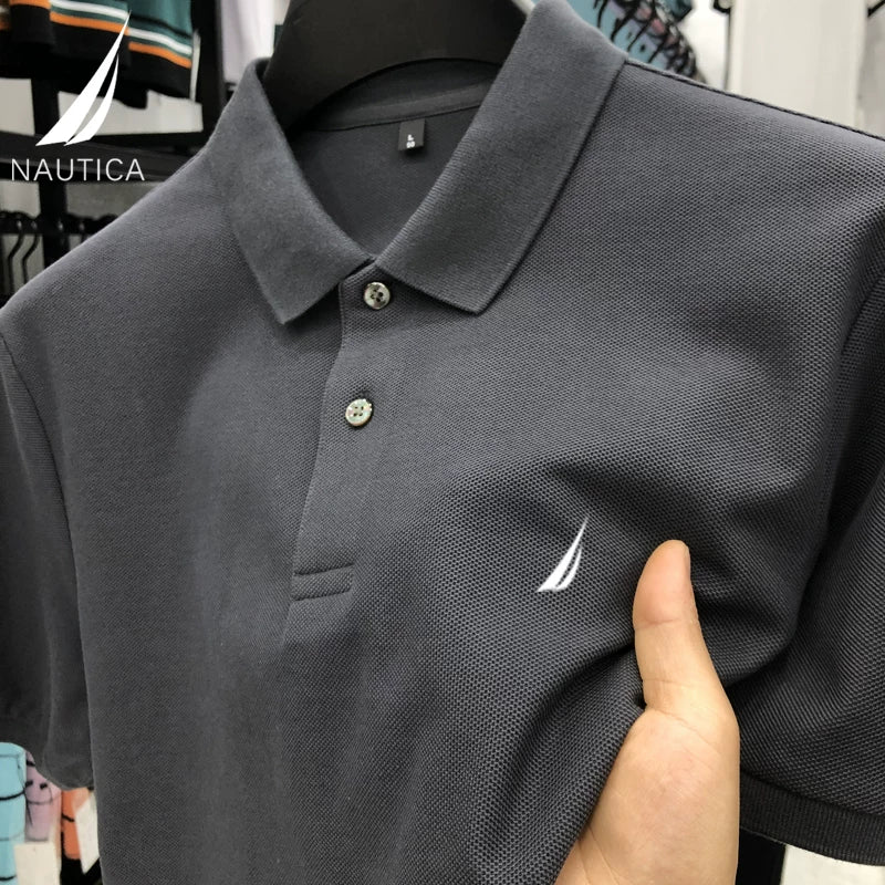 Nautica Style 300g Heavyweight Cotton Polo Shirt