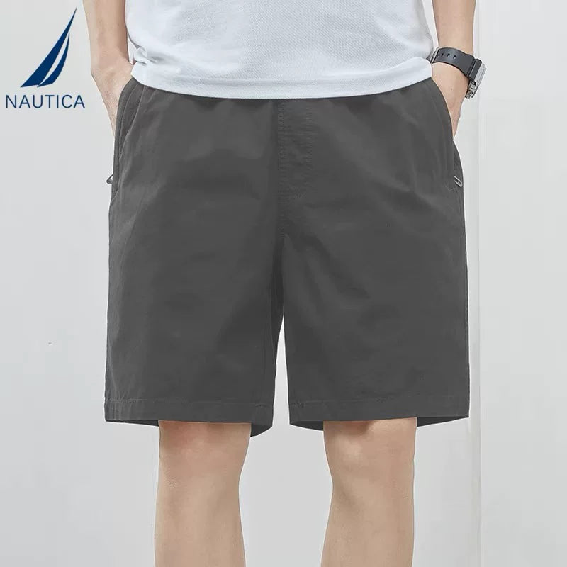 Nautica Style Premium Cotton Loose Business Casual Shorts
