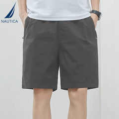 Nautica Style Premium Cotton Loose Business Casual Shorts