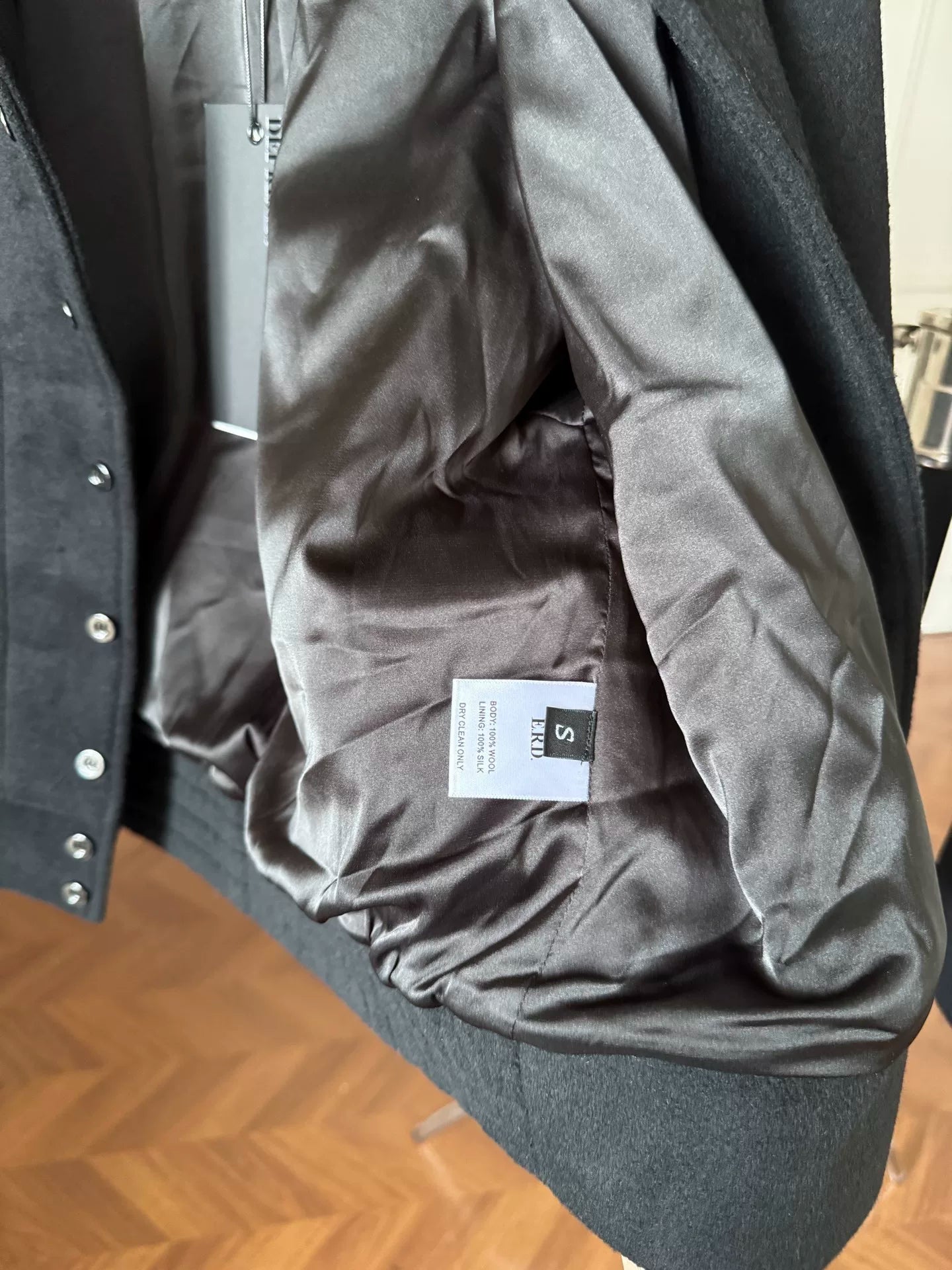 ERD Premium Embroidered Wool Blend Fleece Unisex Jacket