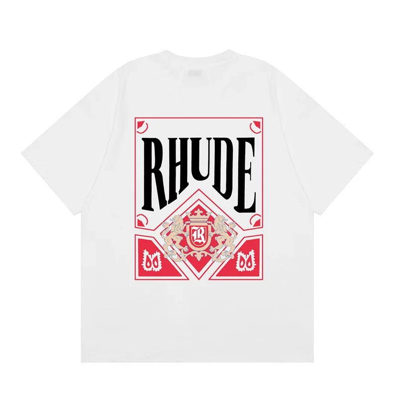 RHUDE High Street Oversized Graphic Pure Cotton T-Shirt